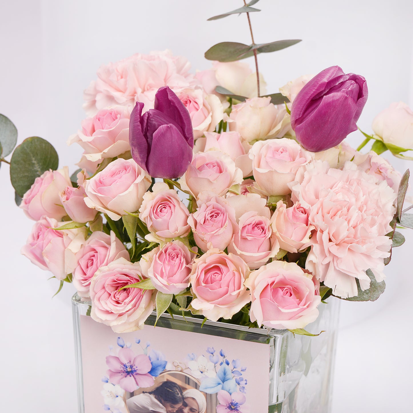 Love You Mama Personalised Flower Vase