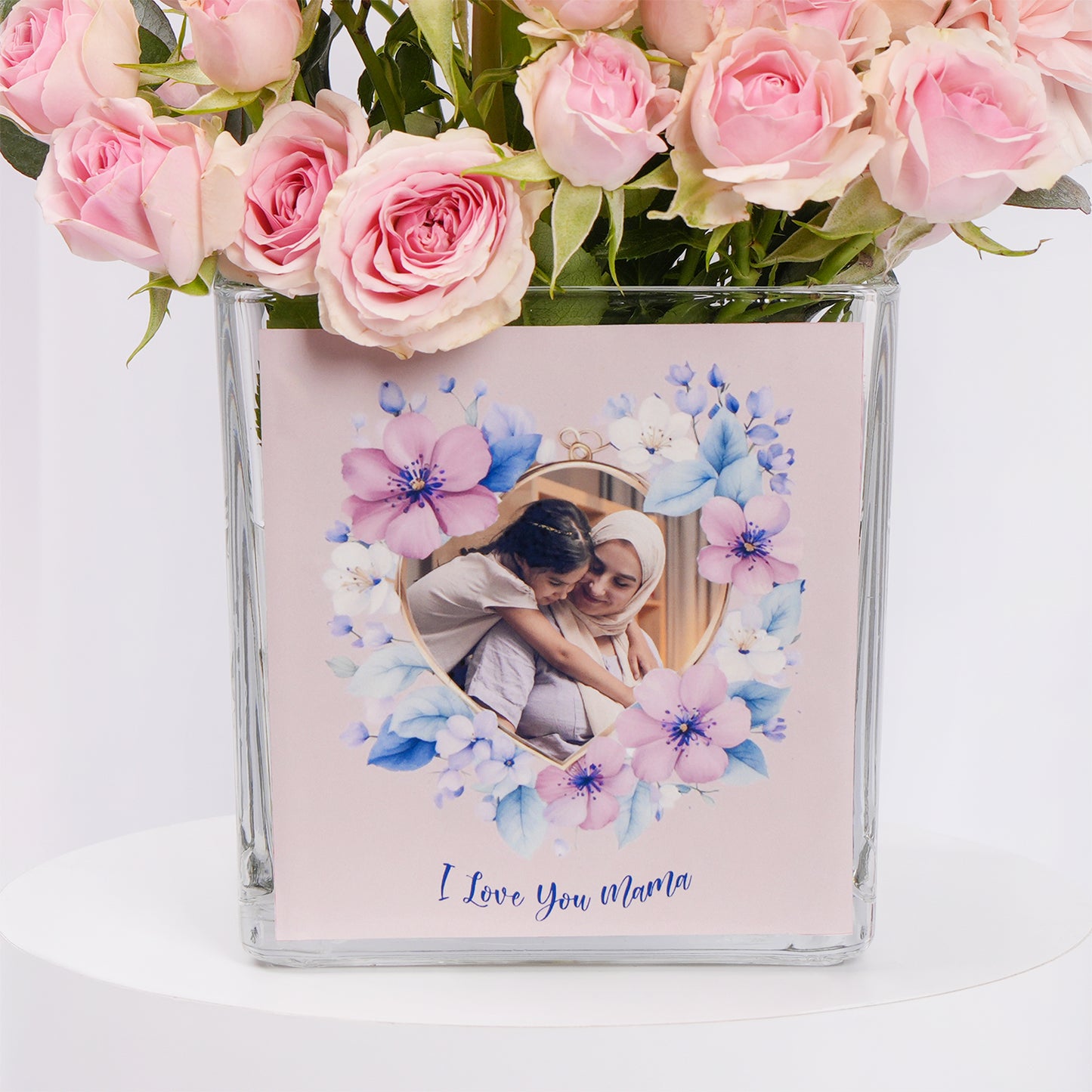 Love You Mama Personalised Flower Vase