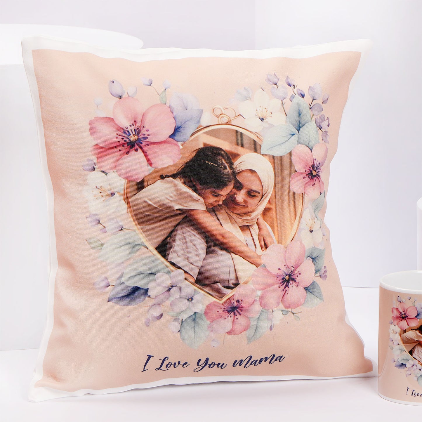 Love You Mama Printed Cushion n Mug