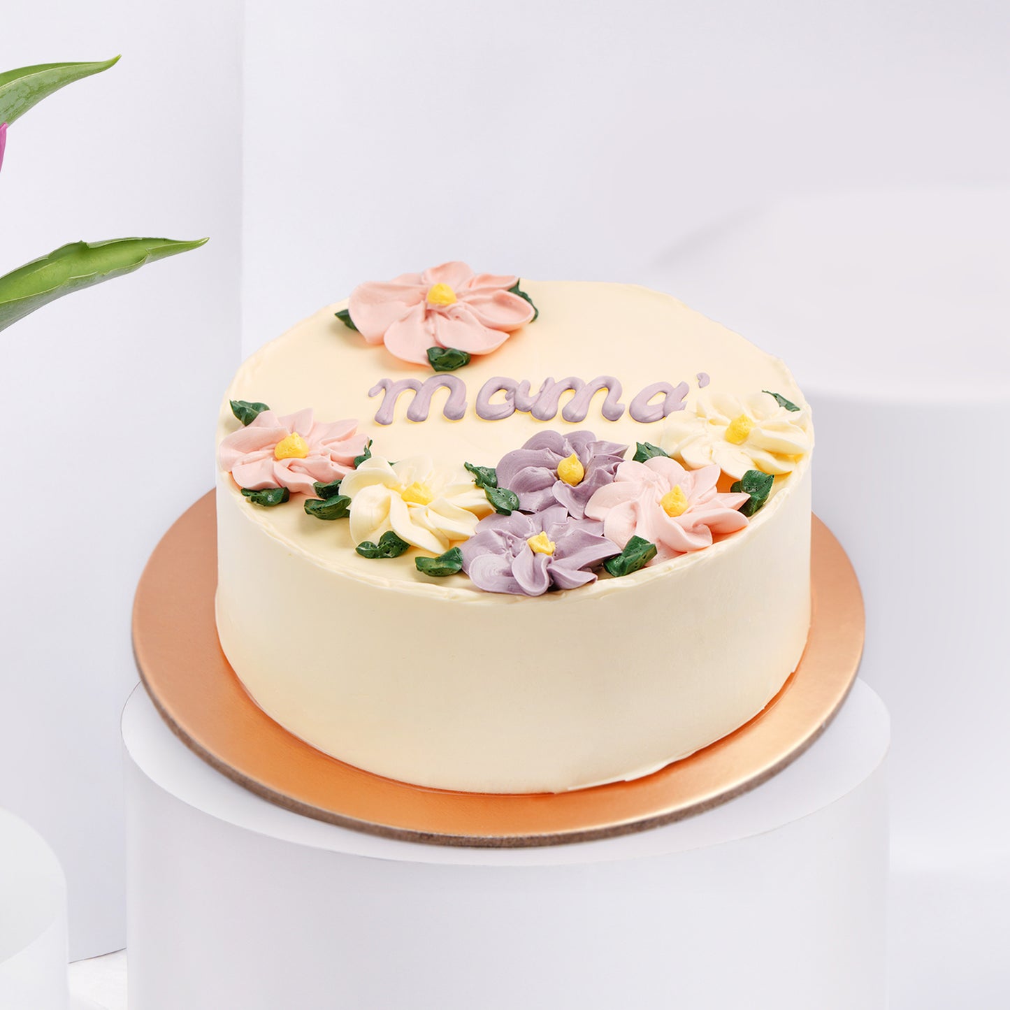 Mama Floral Cake n Tulip Vase