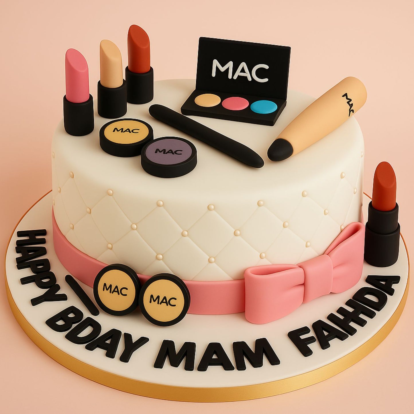 MAC Makeup Ladies' Cake
