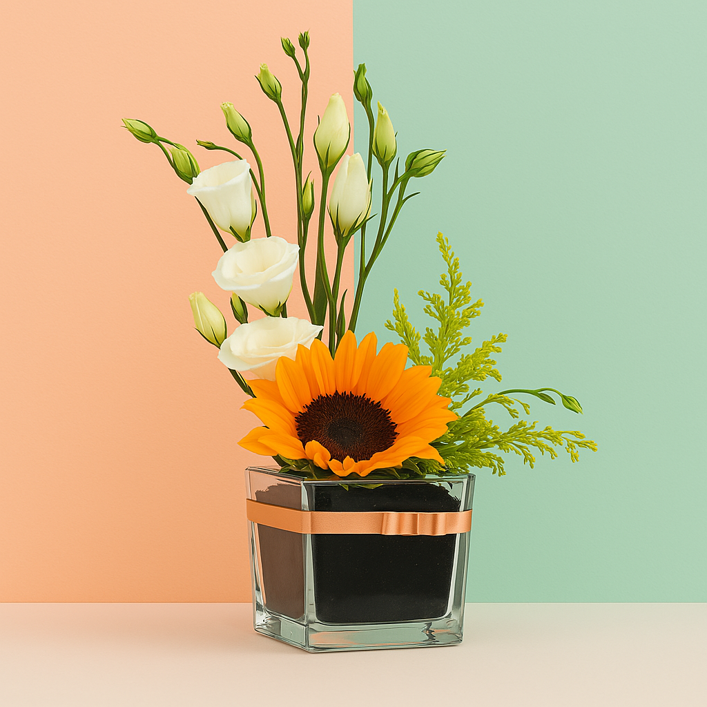 Sunflowers Vase