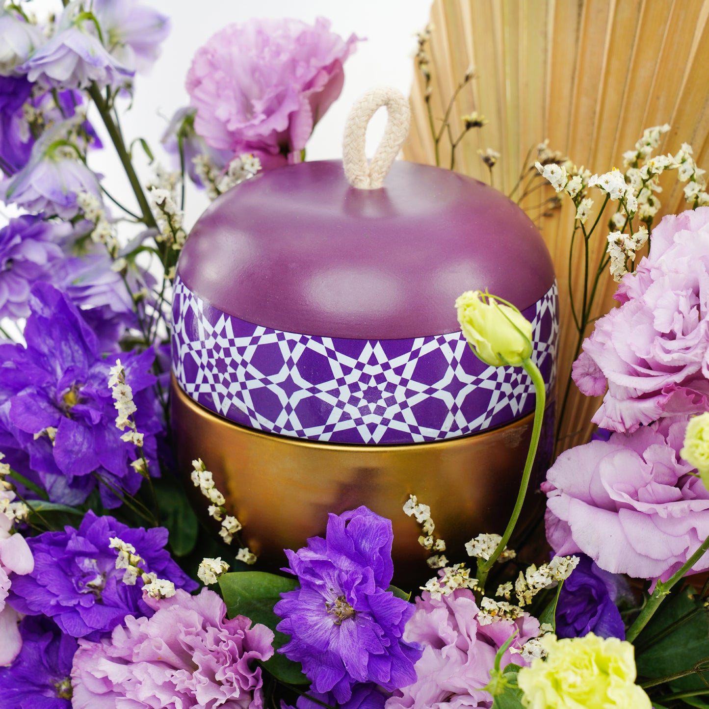 Blooming Purple with Chocolate Box