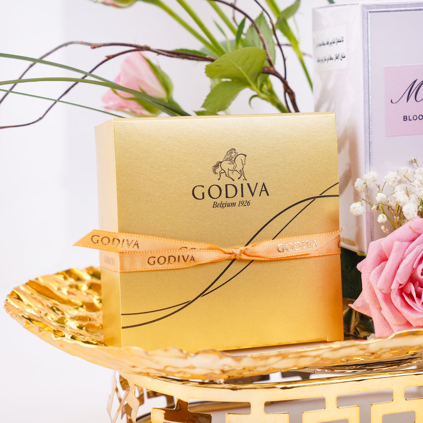 Godiva N Miss Dior Women Perfume Flower Tray