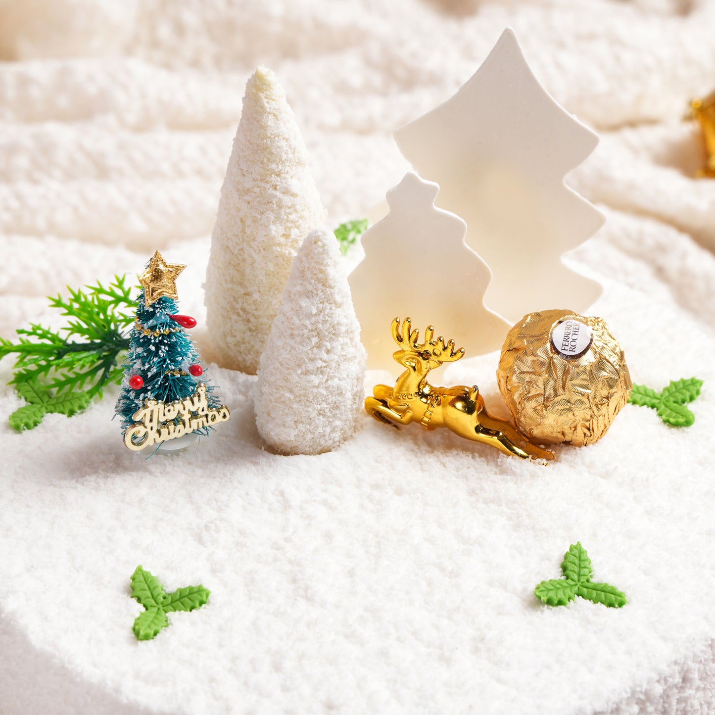 كيك شوكولاتة شتاء أرض العجائب