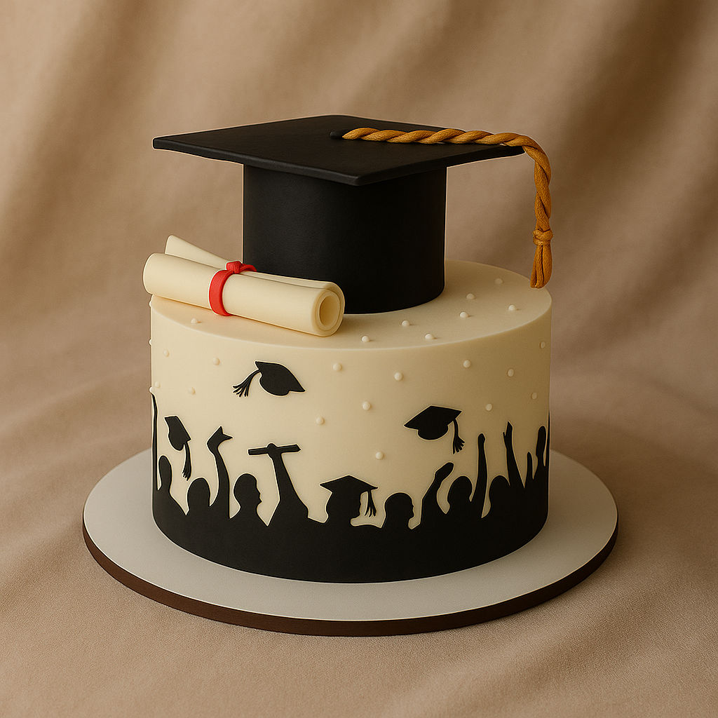Celebratory Graduation Hat Cake