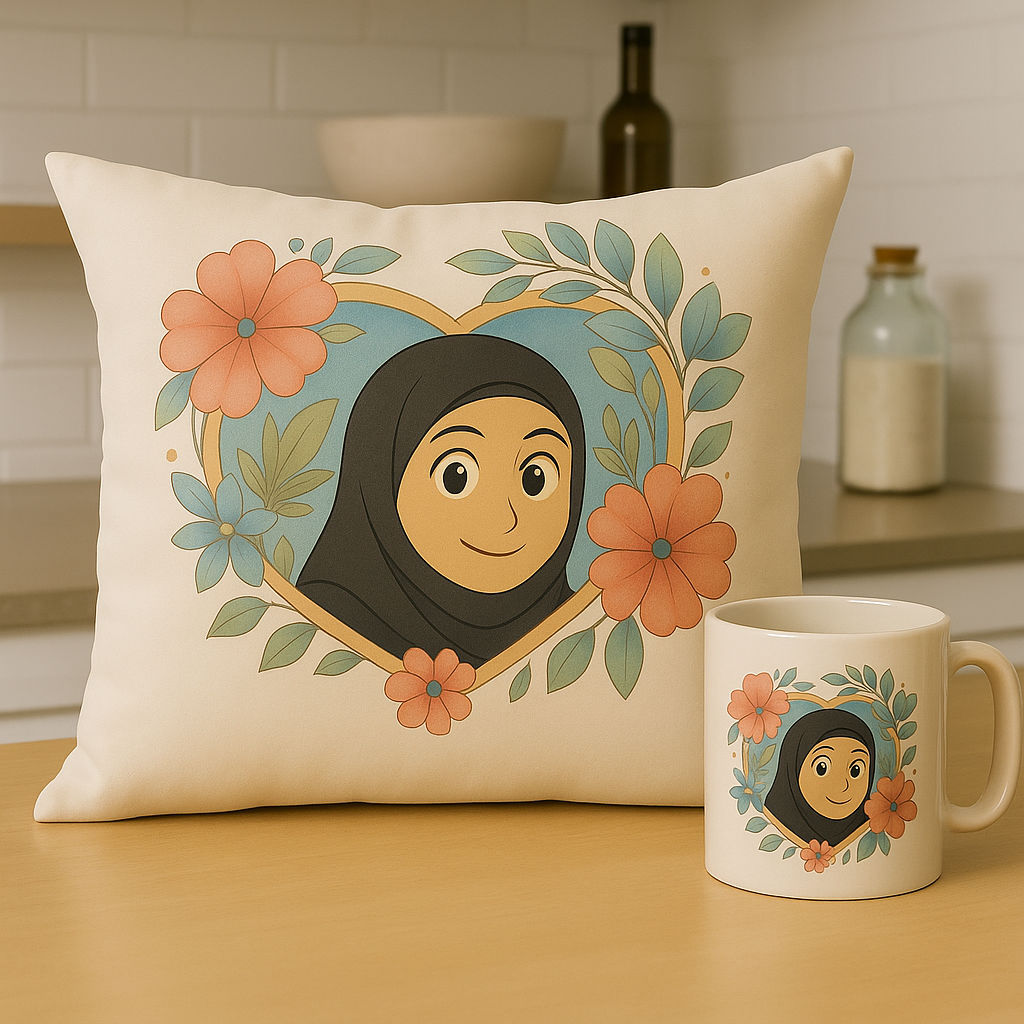 هدايا مطبوعة بصور غيبلي | مخدة و مج