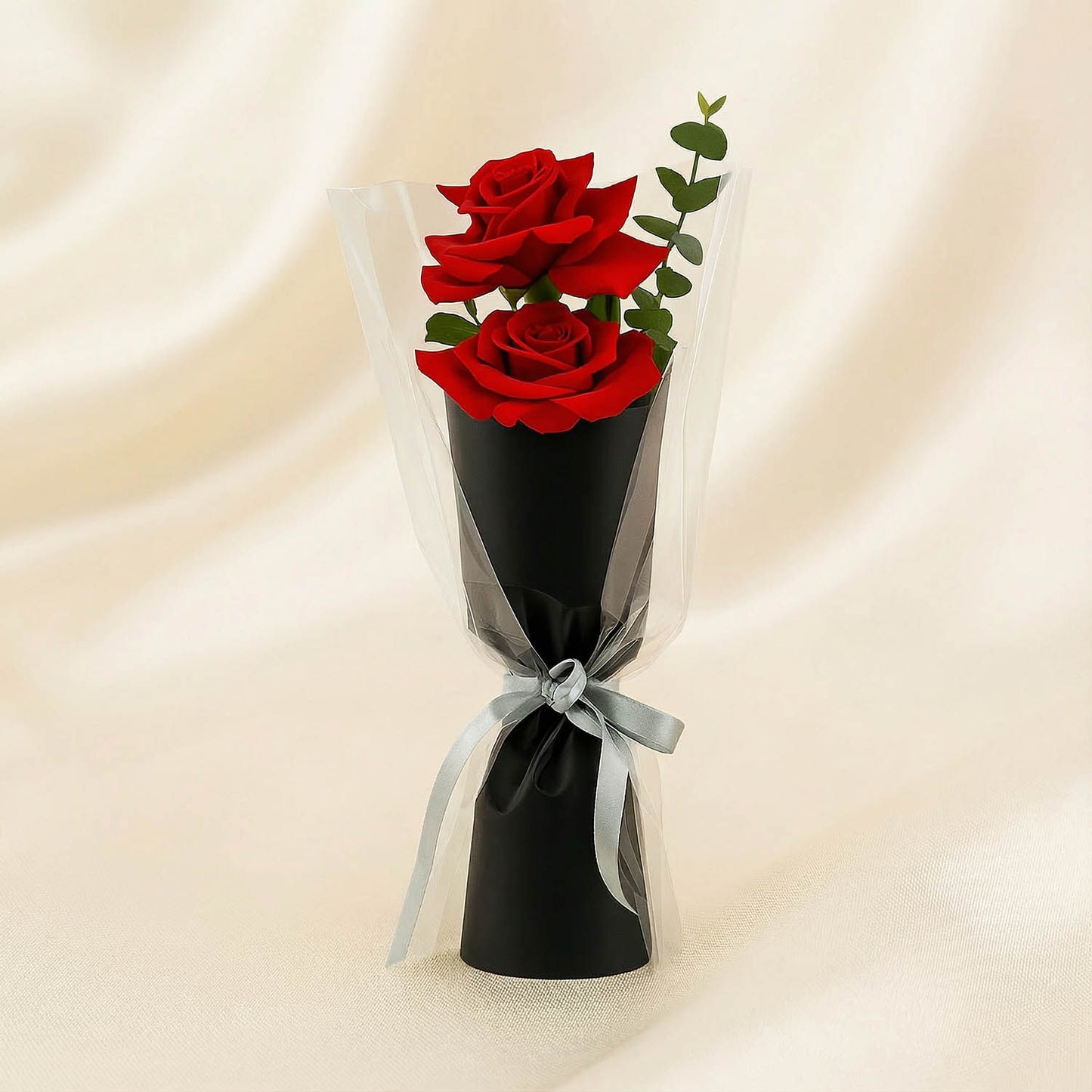 2 Red Roses Bouquet