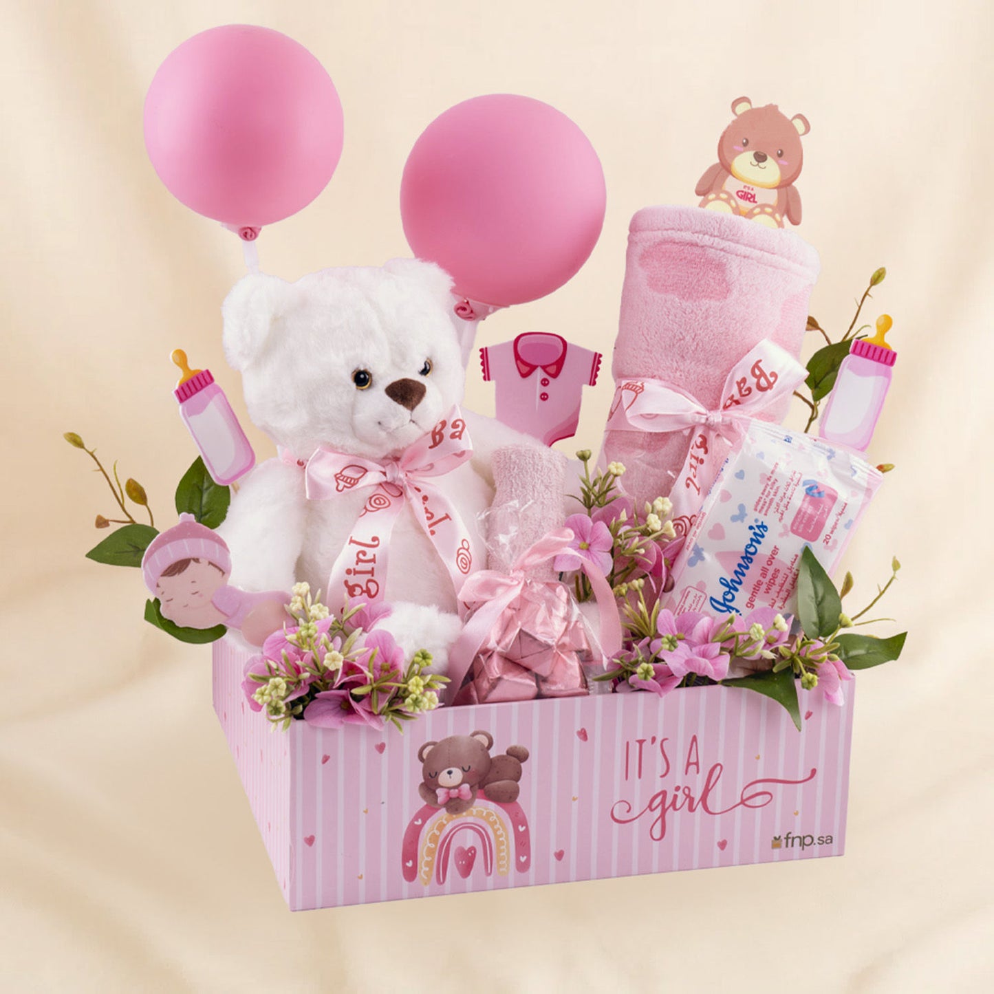 Baby Girl Pink Gift Hamper