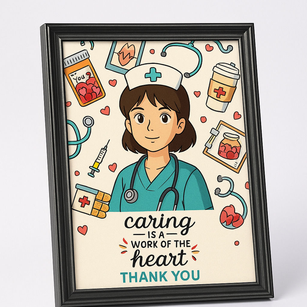 Ghibli Personalized Frame | Thank You Gift