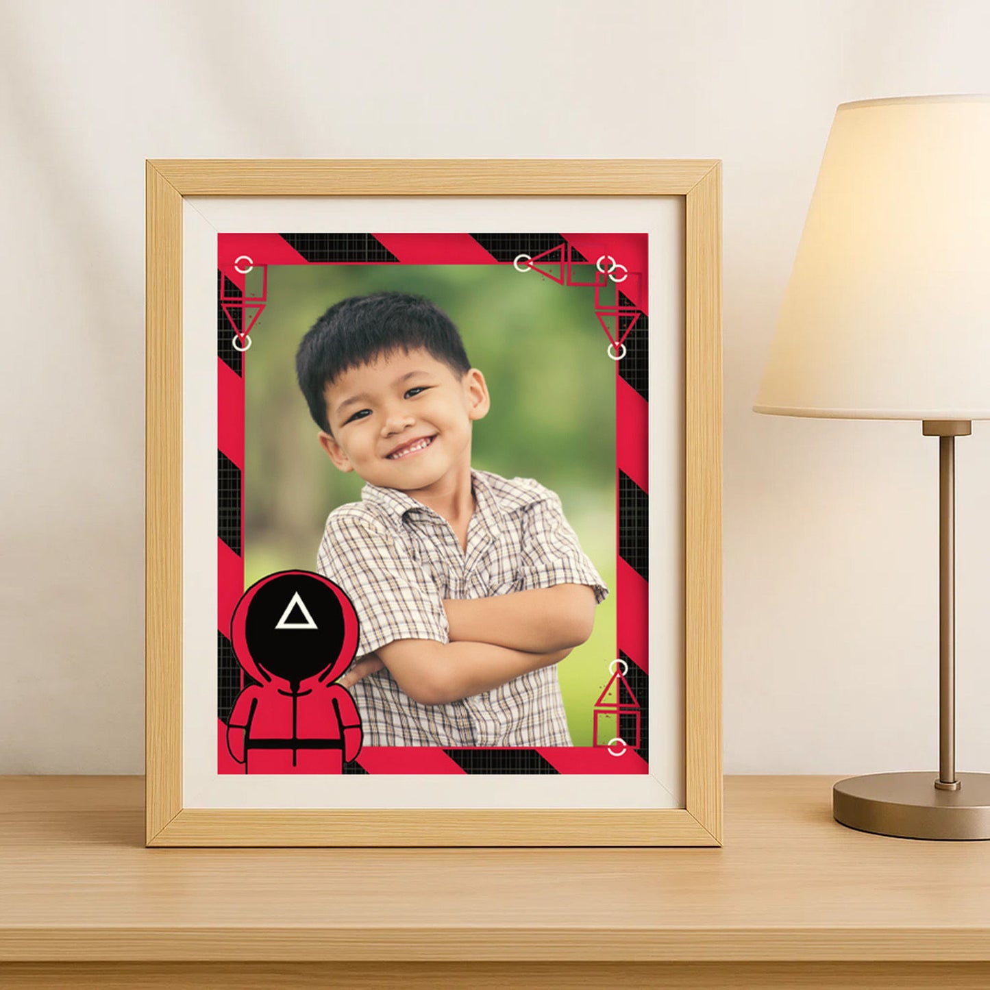 Squid Game Wooden Photo Frame