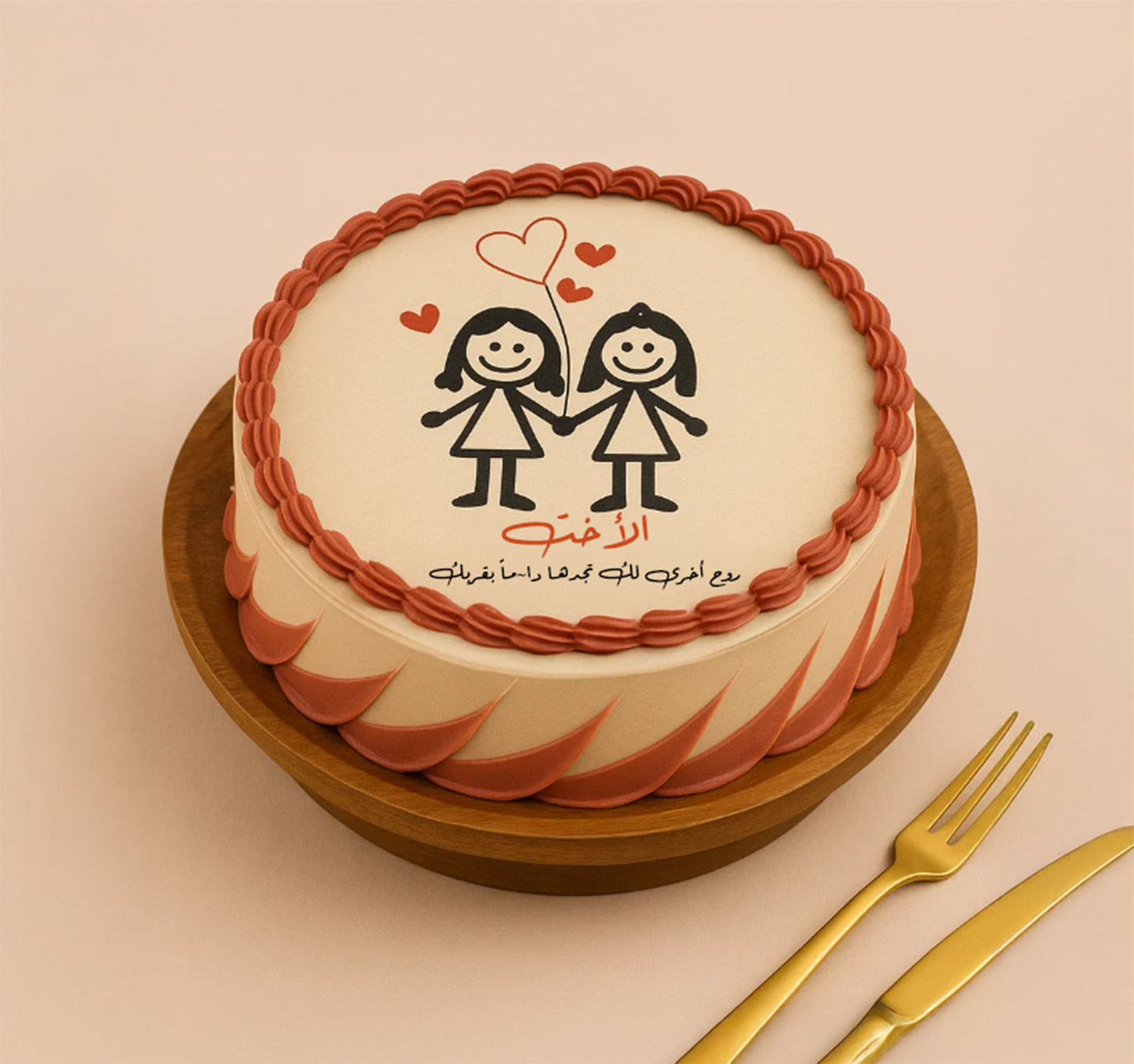 Best Sister Red Velvet Cake