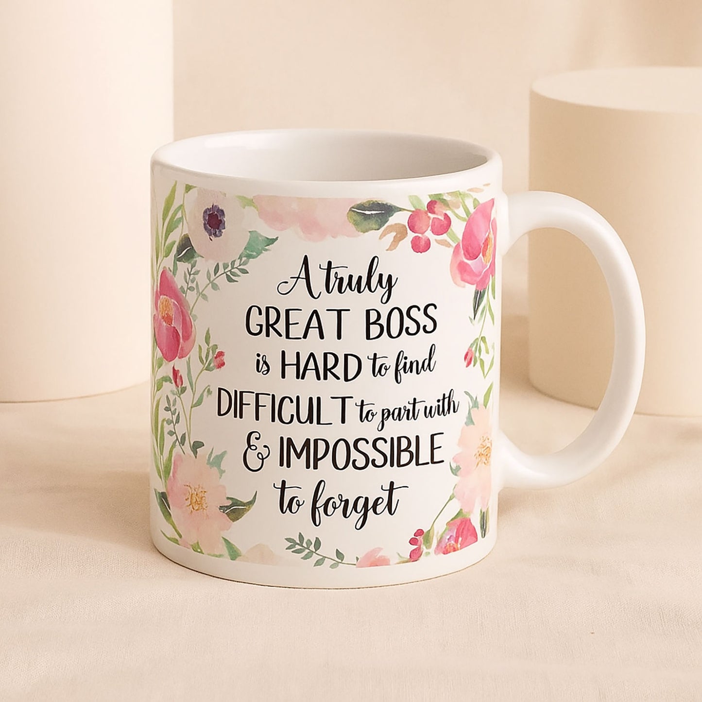 Appreciation Message in Boss Mug