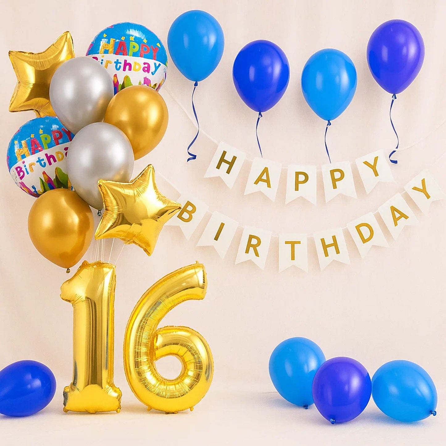 Birthday Decoration | Numeric Balloons