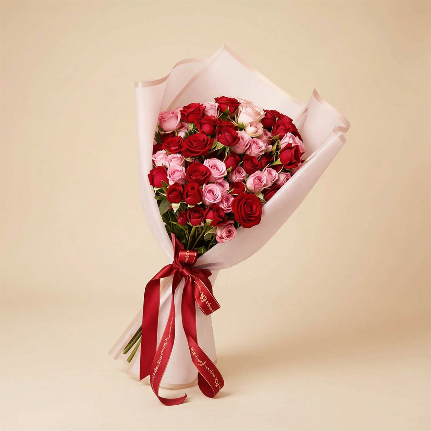 بوكيه بيبي روز حب العمر غلاف بينك