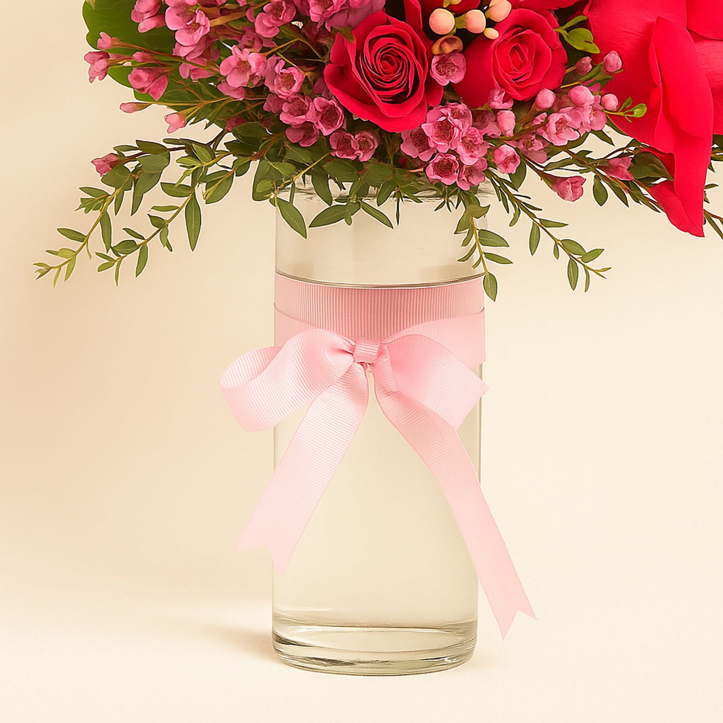 Blooming Pink Elegance Vase