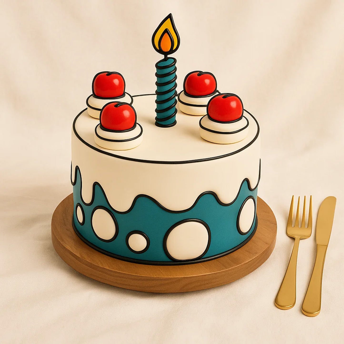 Ocean Breeze Celebration Cake