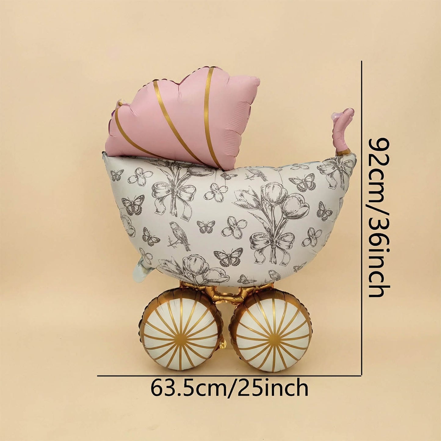 Baby Girl Stroller Balloon