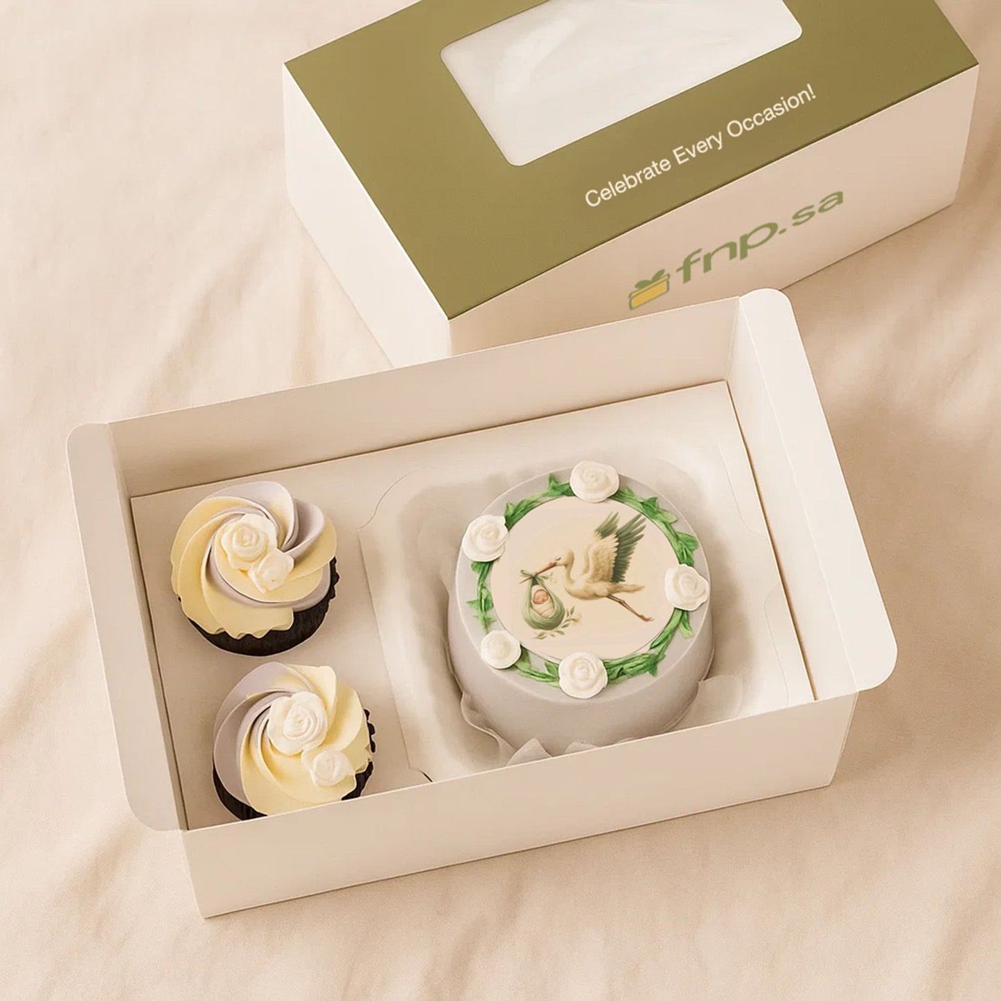 Newborn Celebration Mini Cake Box