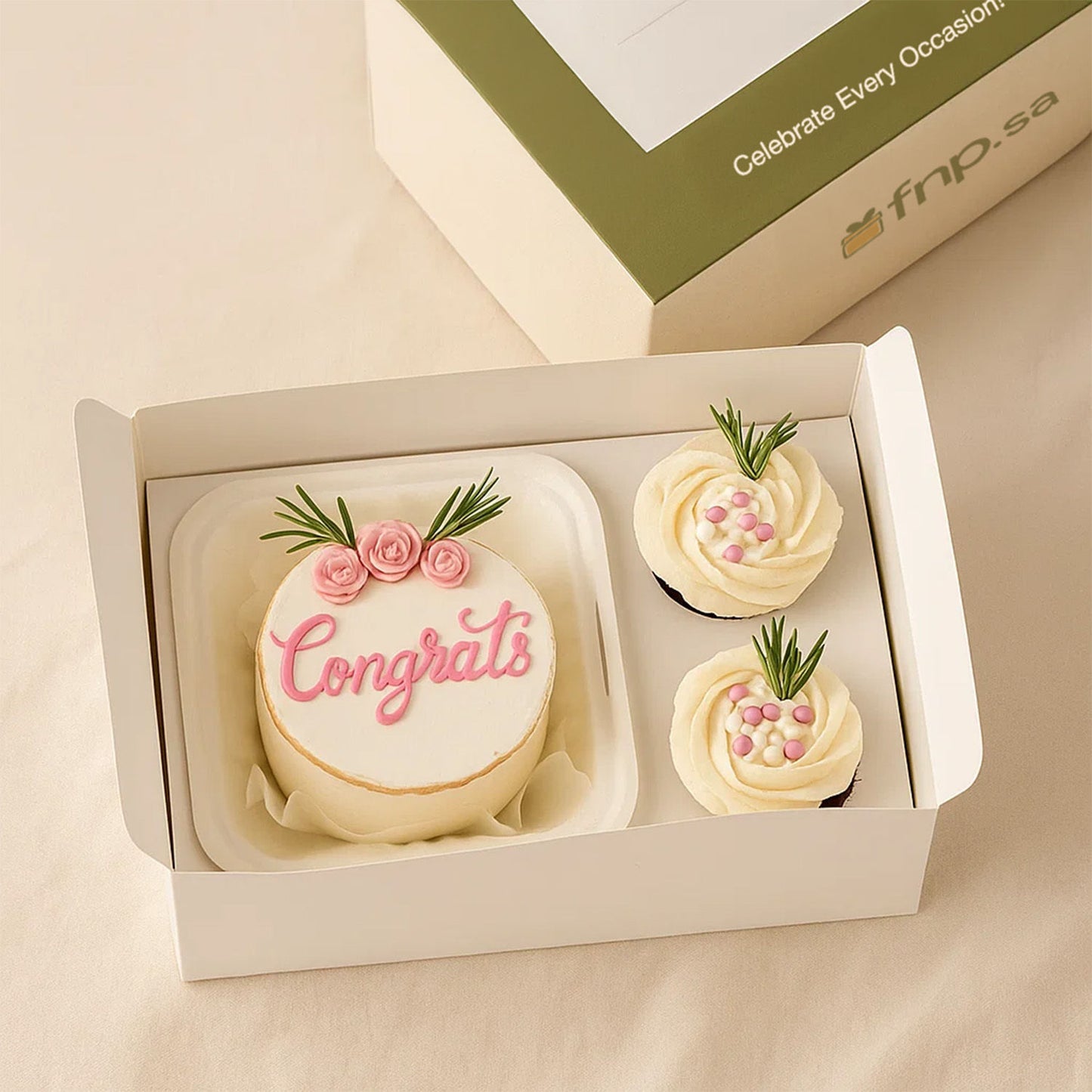 Rose Garden Celebration Cake Box