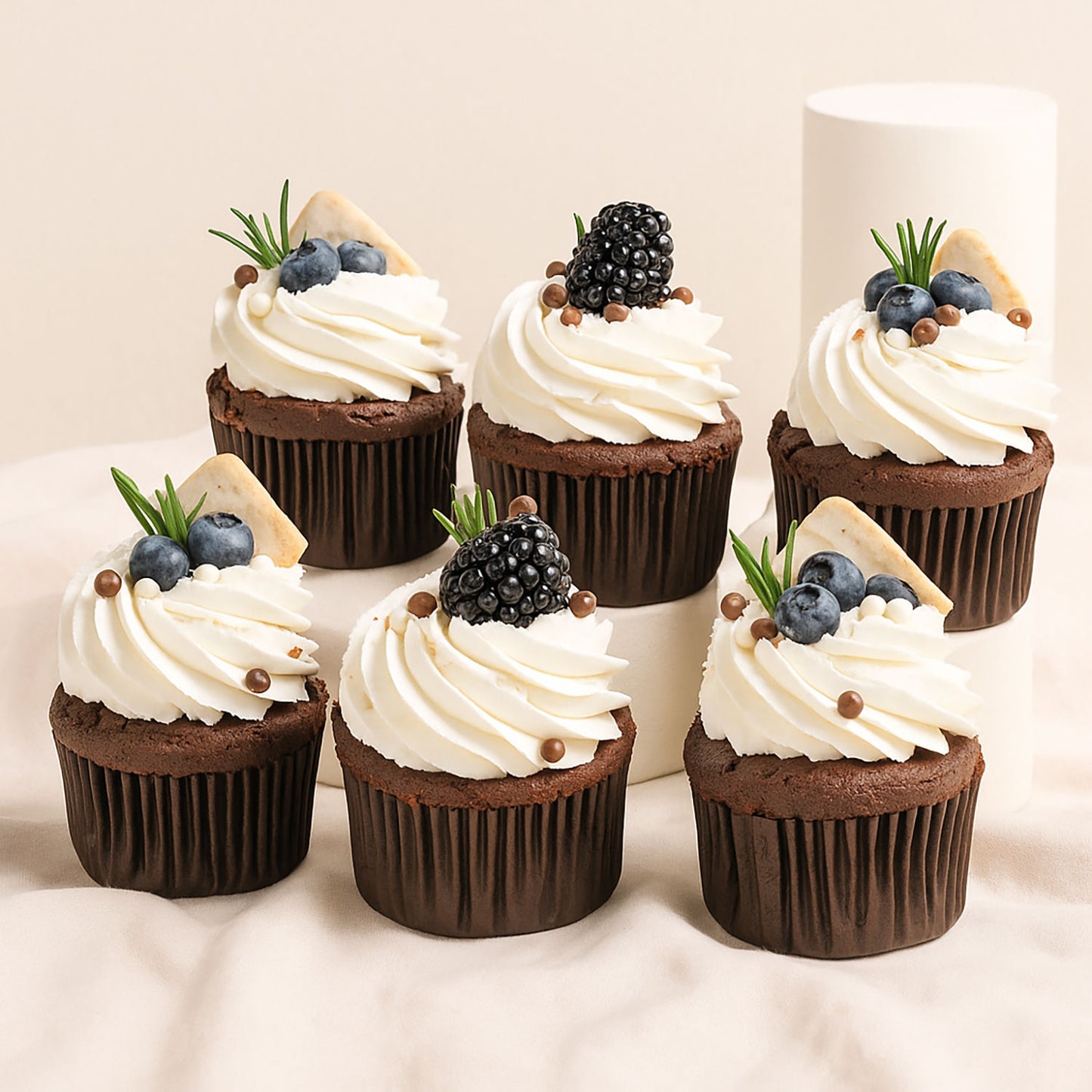 حلا الصيف كب كيك شوكولاتة