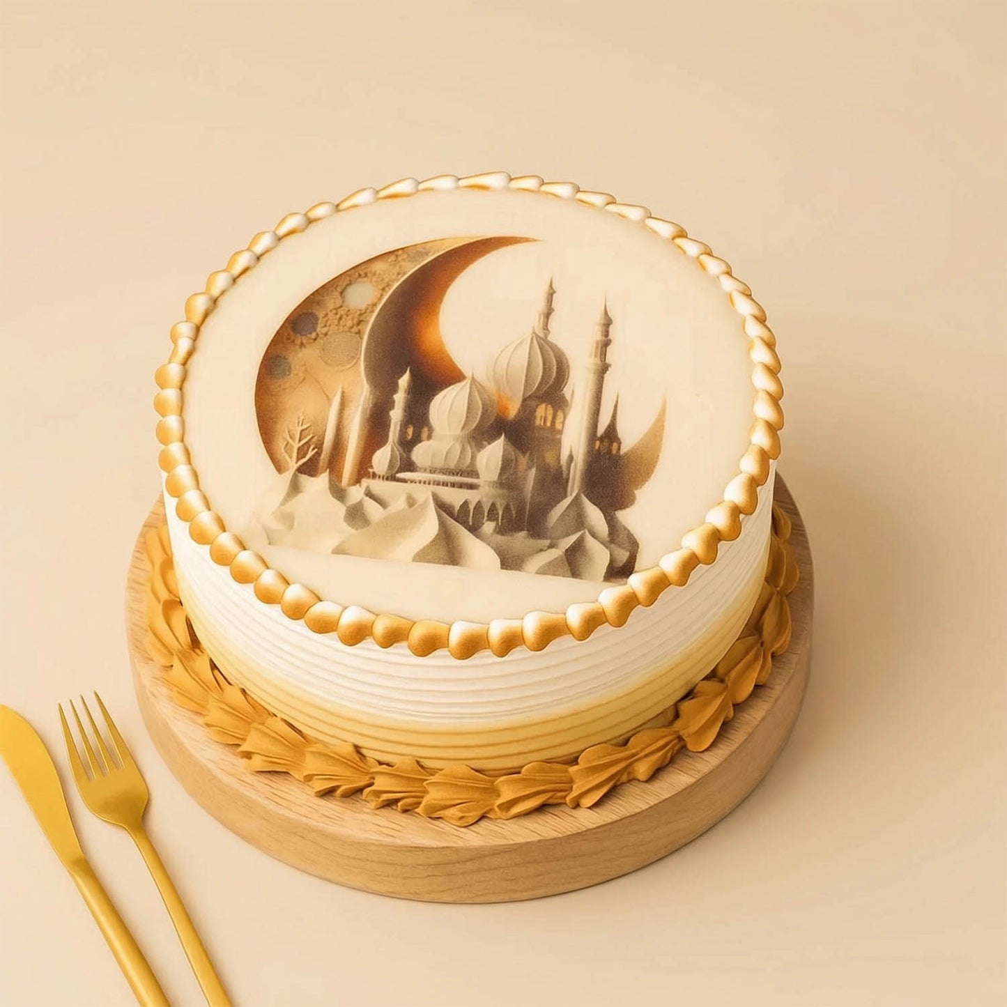 Ramadan Kareem Chocolate Cake