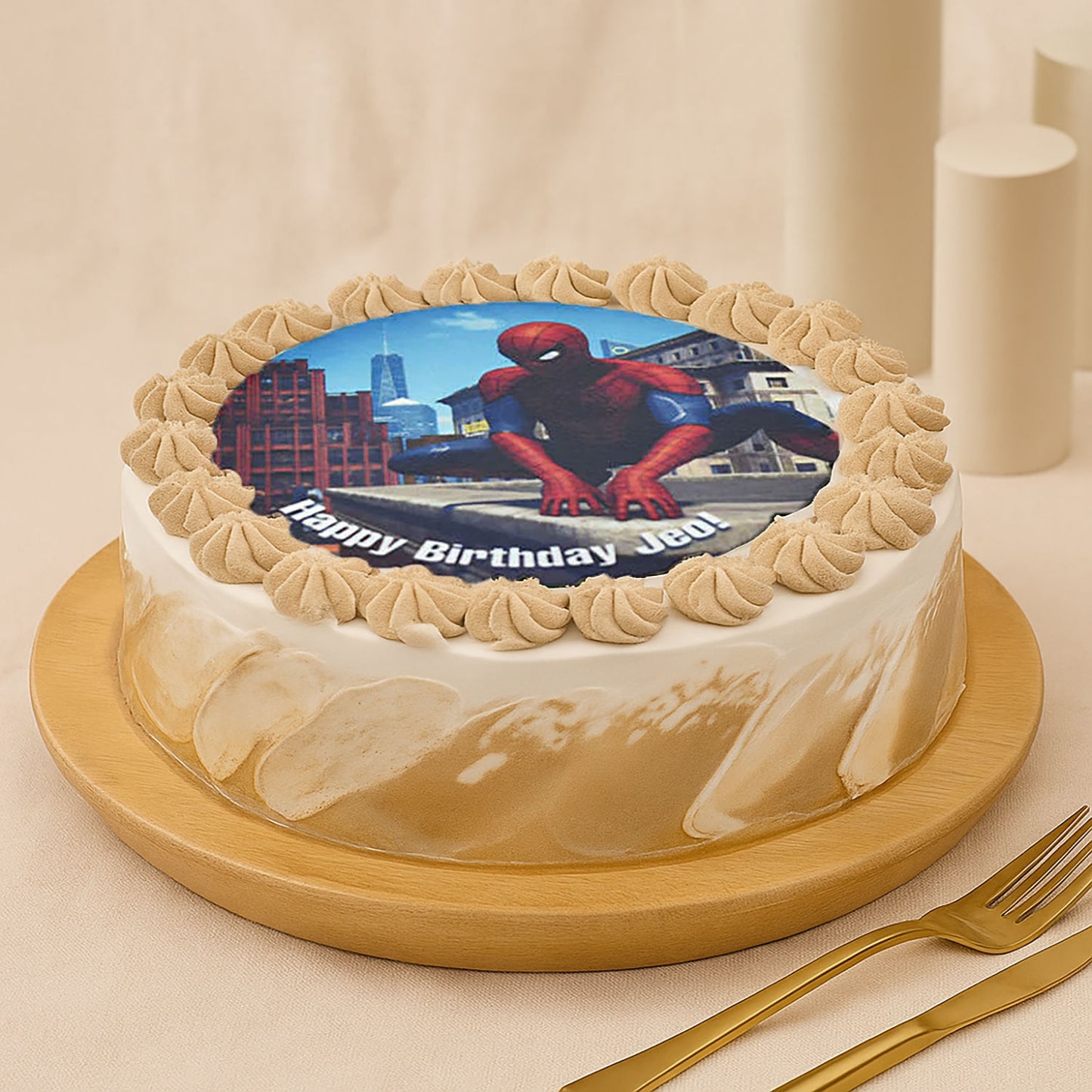 Spiderman Kids Birthday Cake