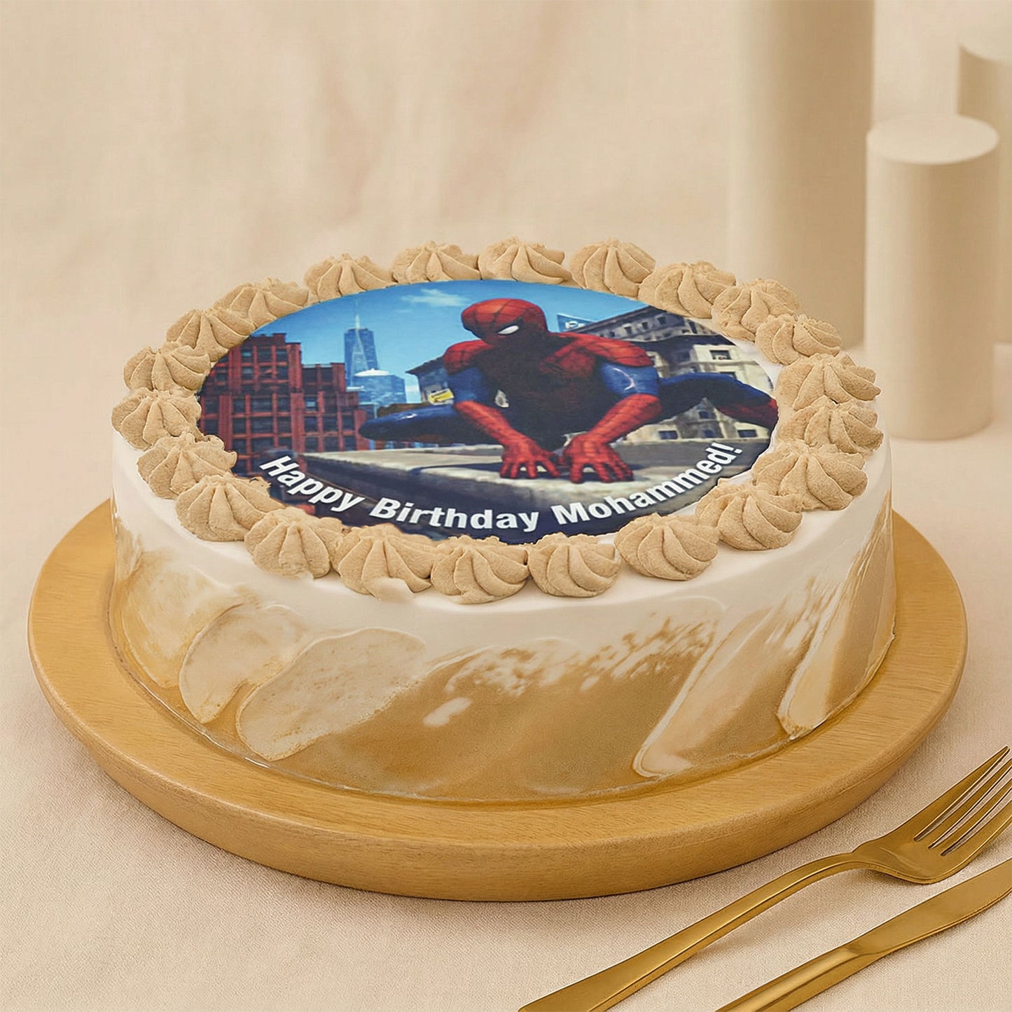 Spiderman Kids Birthday Cake