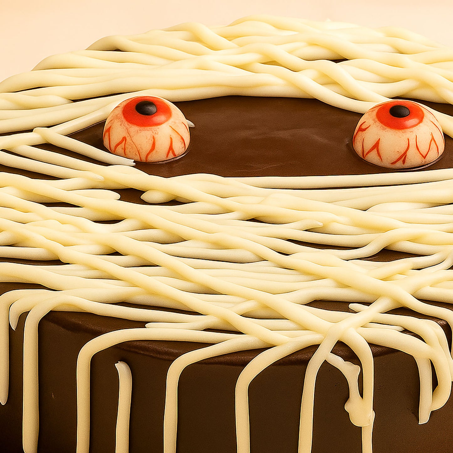 Peek A Booooh Halloween Chocolate Cake