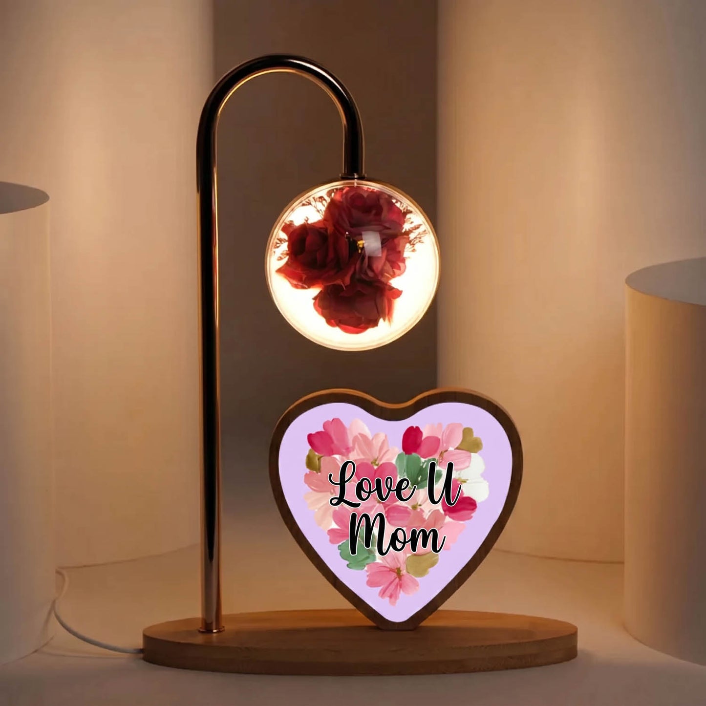 Mother’s Eternal Love Forever Rose Lamp