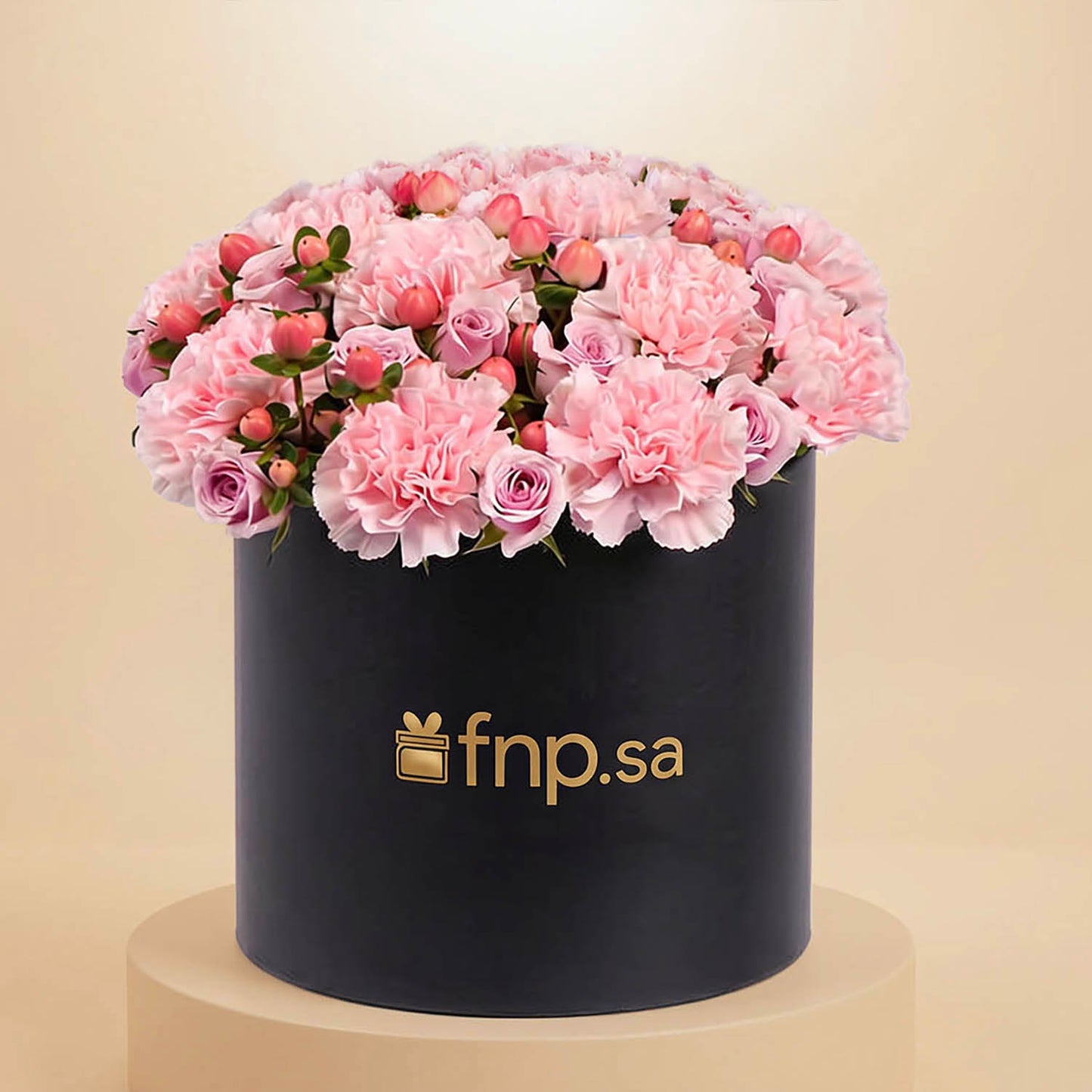 Lovely Pink Carnations For Graduation Day With Cake