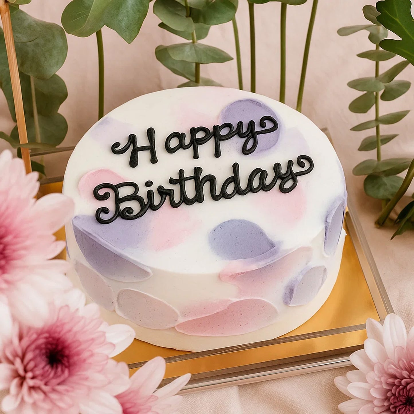 Fabulous Birthday Flowers n Cake Combo