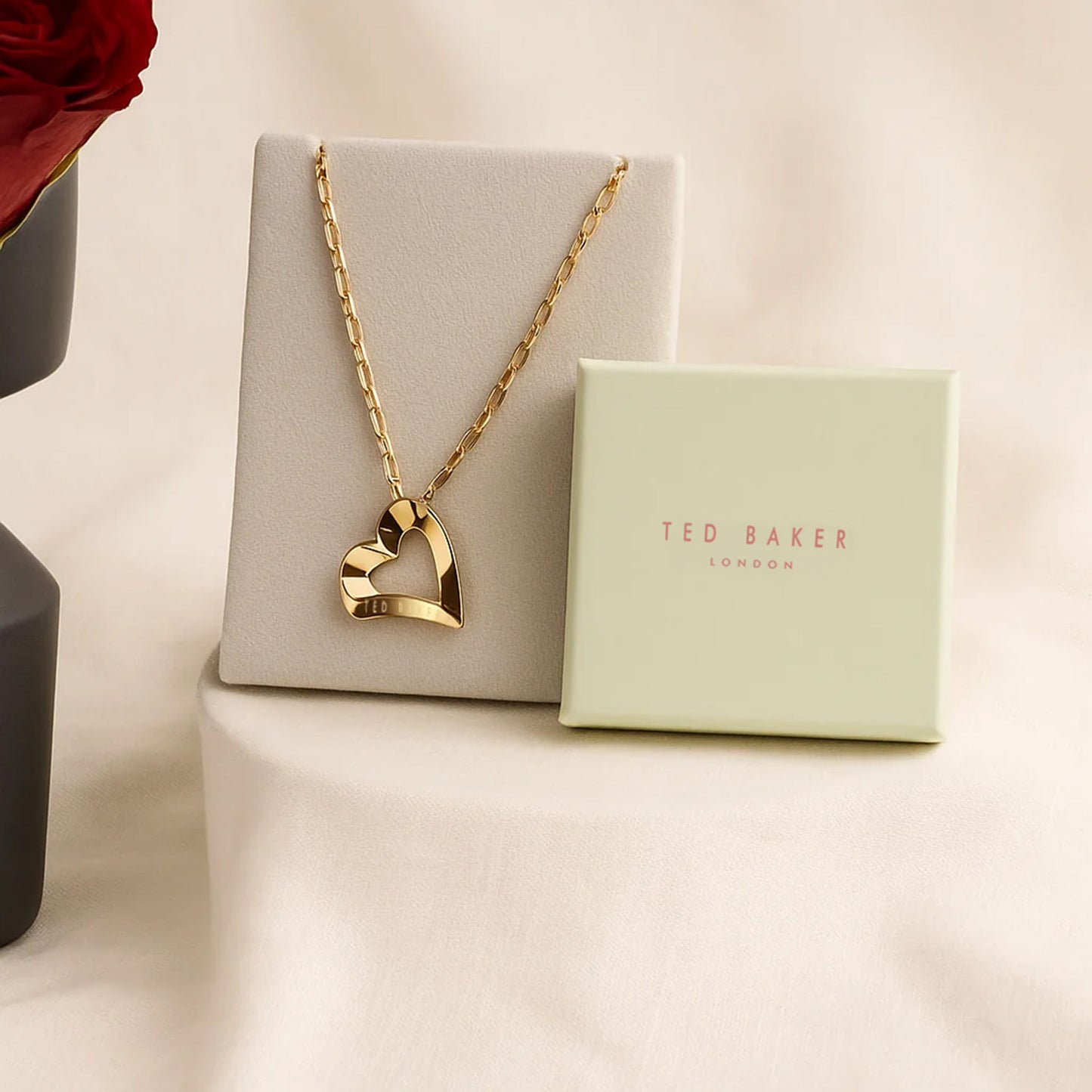 Infinity Hearts Necklace By Ted Baker n Flower Bouquet