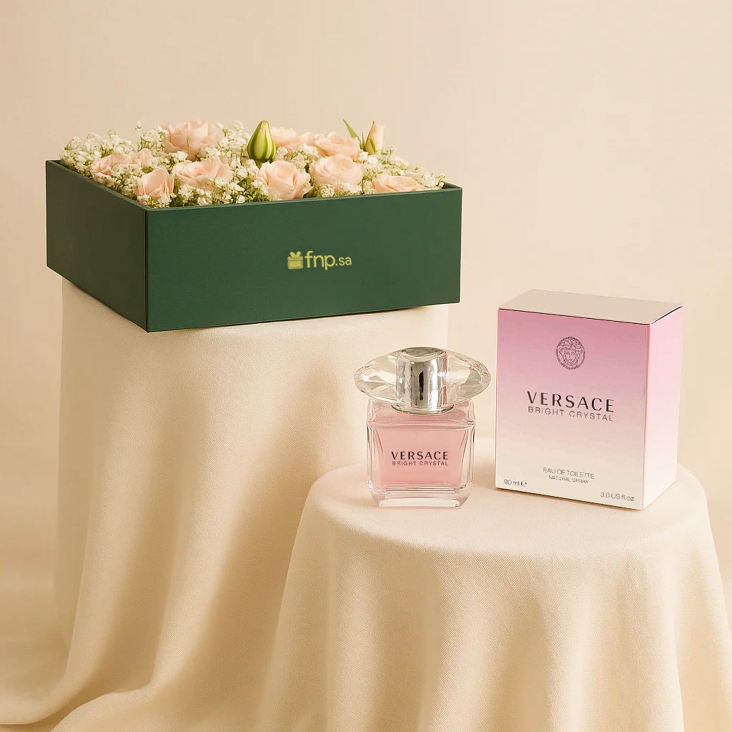 عطر فرزاتشي كريستال نسائي مع بوكس ورود