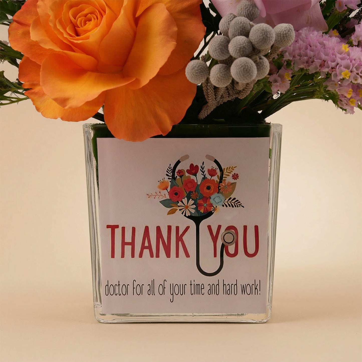 International Doctor's Day Luxury Vase