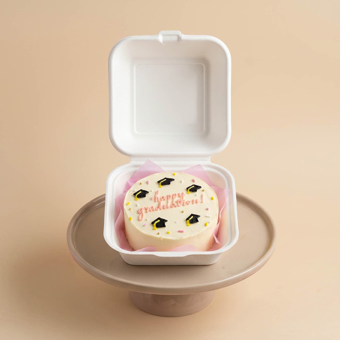 Graduation Caps Bento Cake