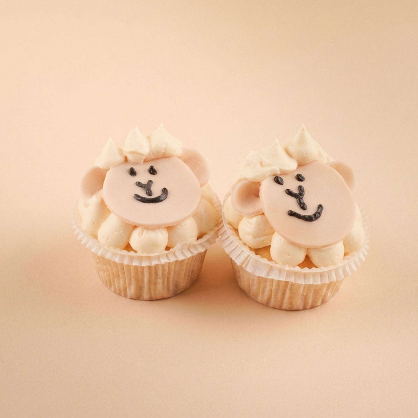 Funny Sheep Cupcakes