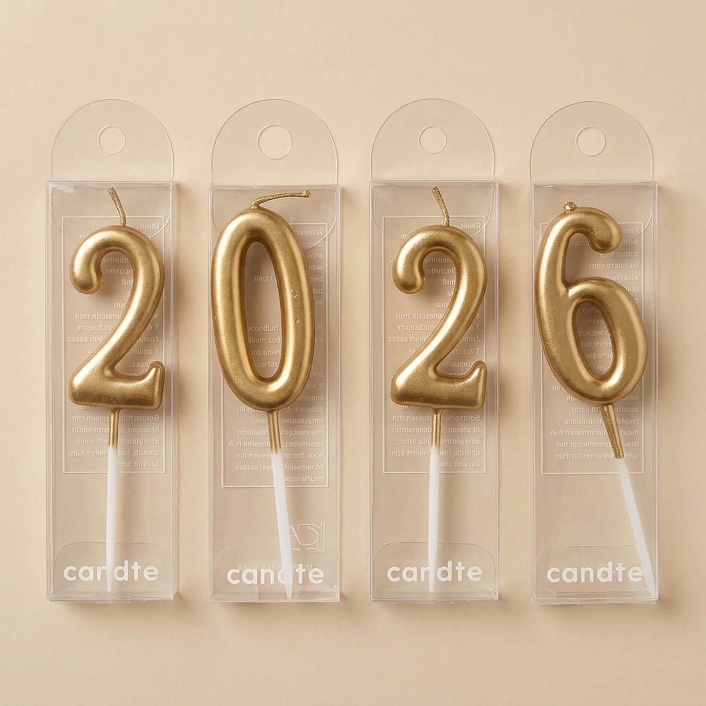 شموع الأرقام لعام 2026