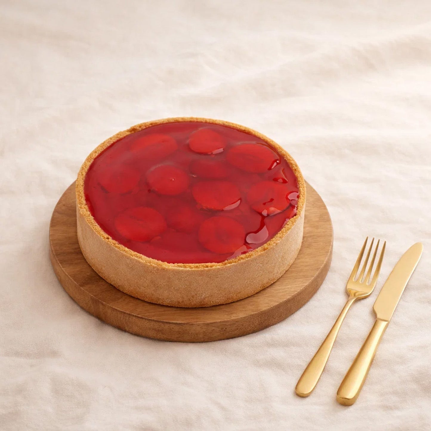 Classic Strawberry Cheesecake