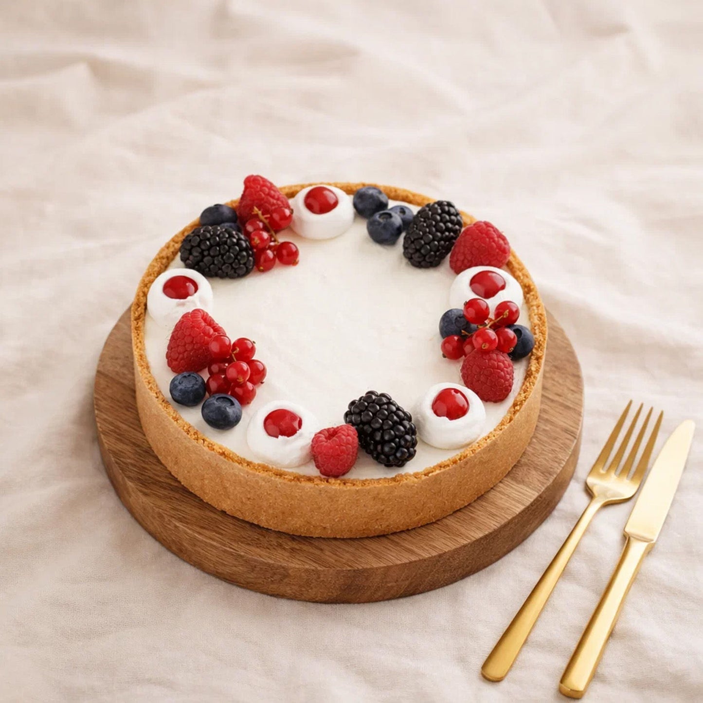 Creamy Mix Berry Cheesecake