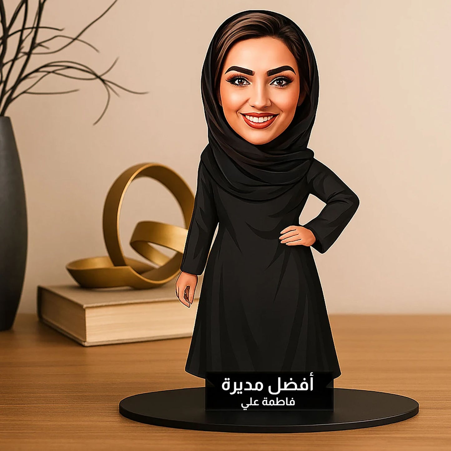 Customized Best Female Boss Figurine