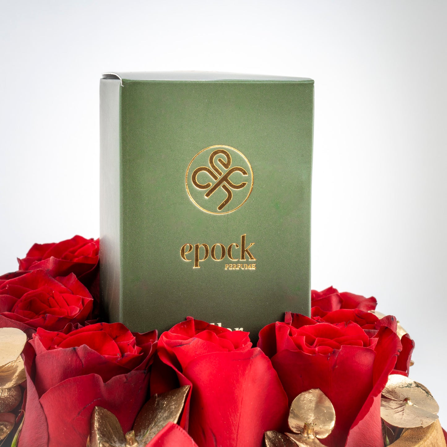 Epock Perfume n Red Rose Tray