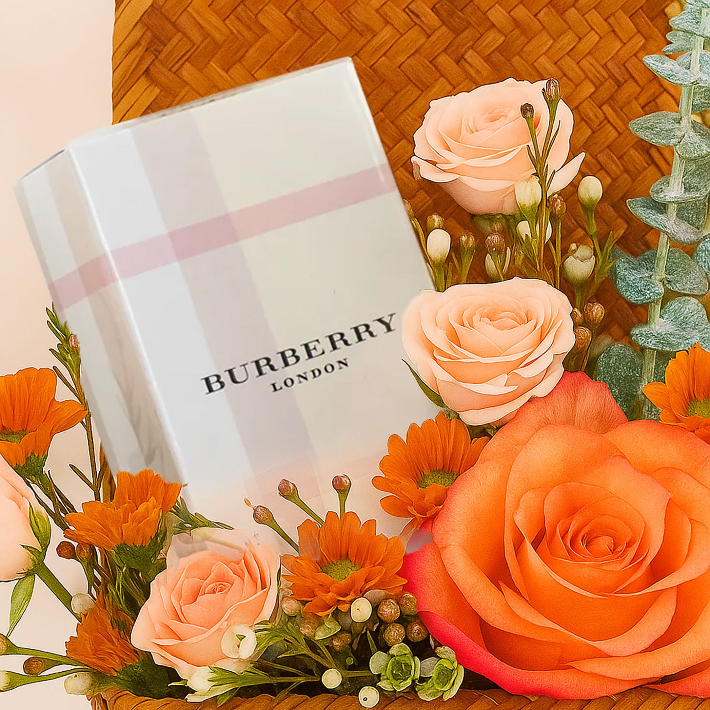 Delight Box | Roses n Burberry London Perfume For Her