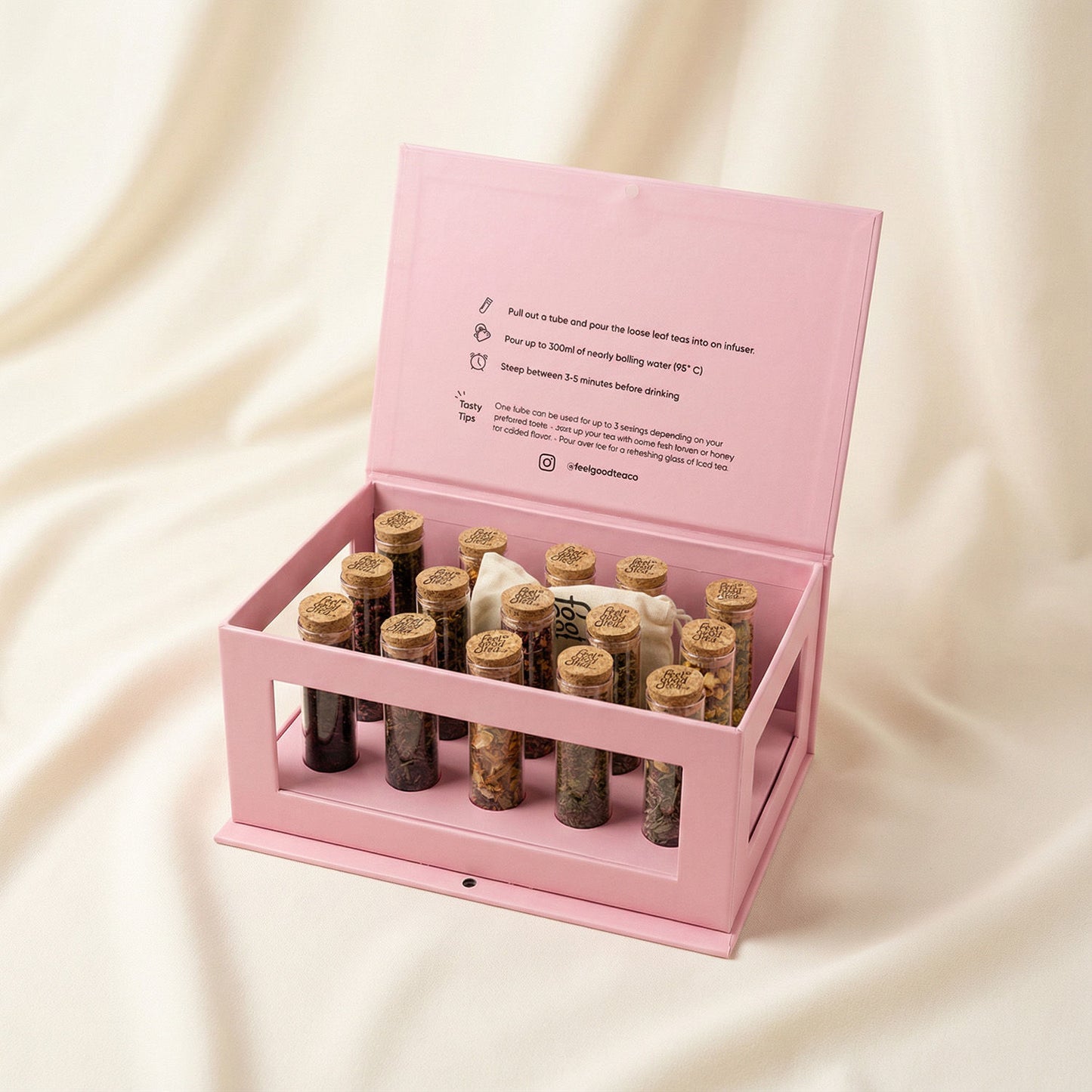 Feel Good Tea Discovery Box Pink