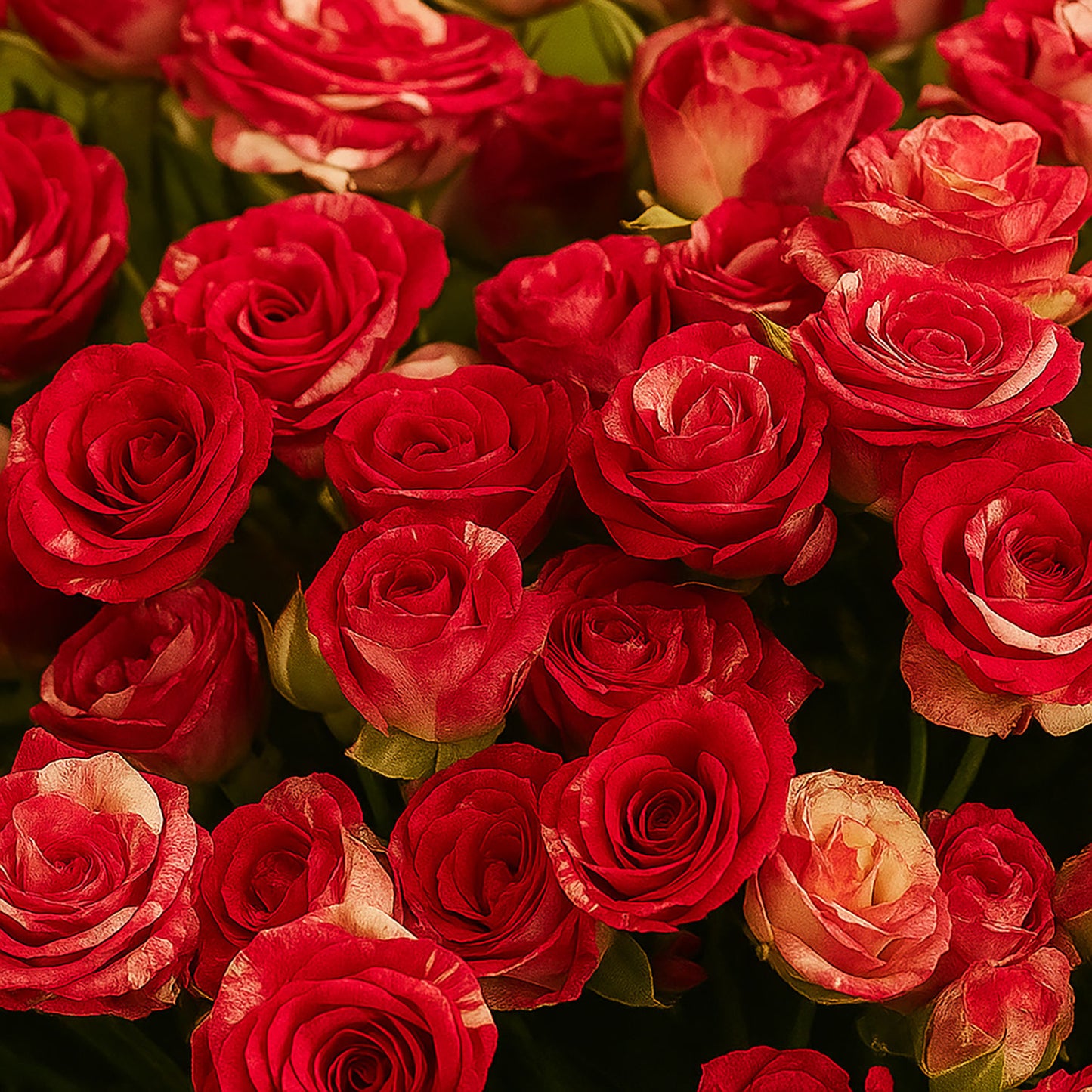 Dual Color Spray Rose Bouquet