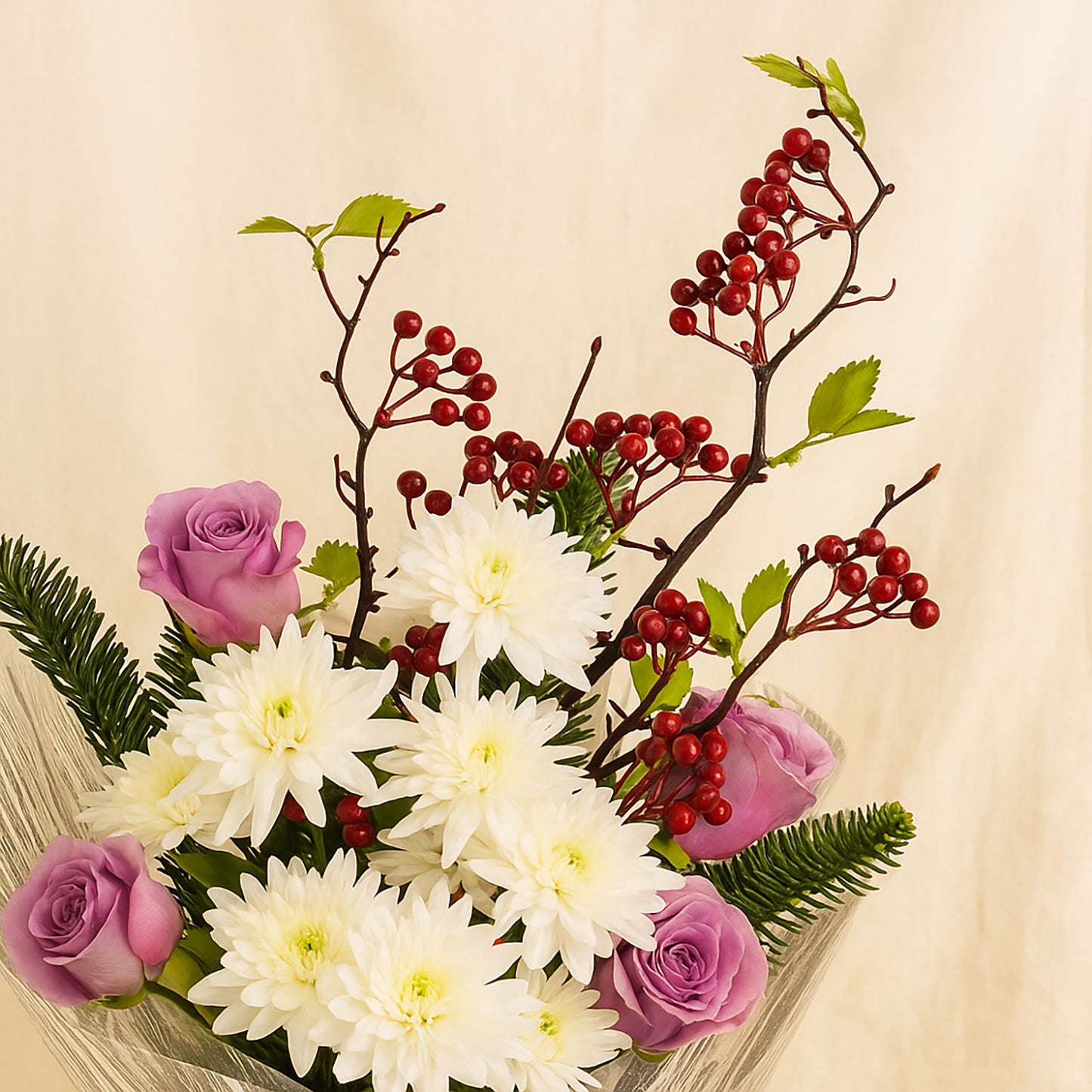 Holiday Cheers Flowers Bouquet