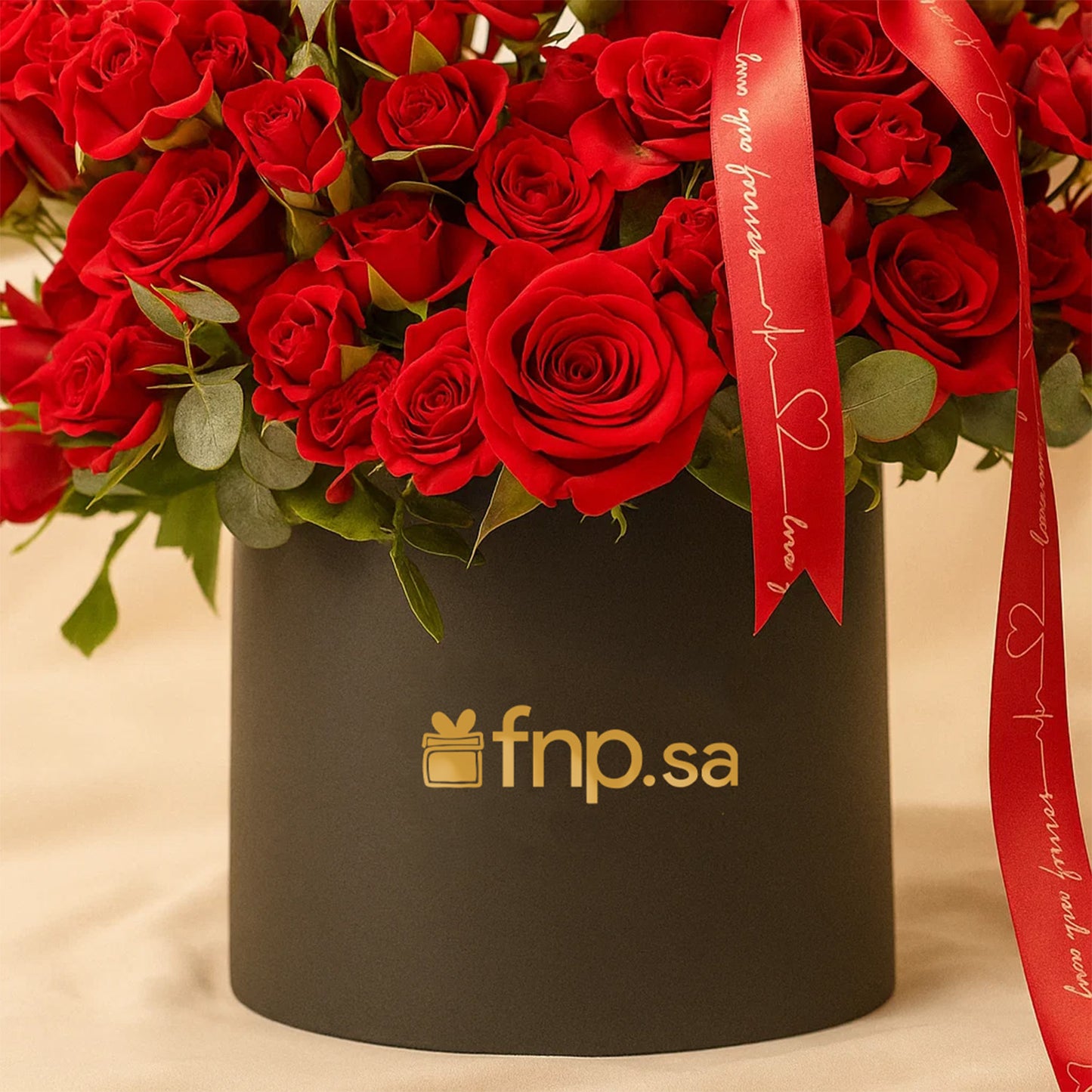 Bold Love Statement | Red Rose Box