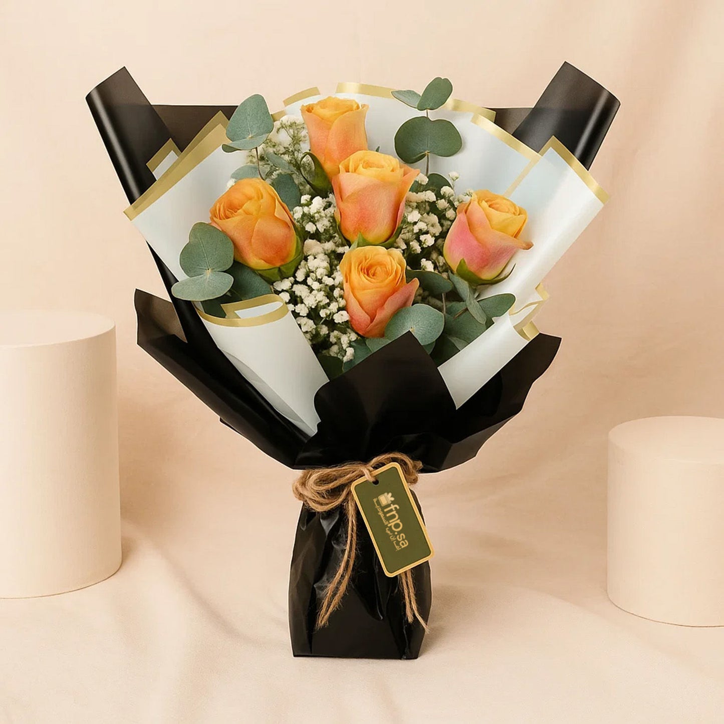 بوكيه ورد كابتشينو