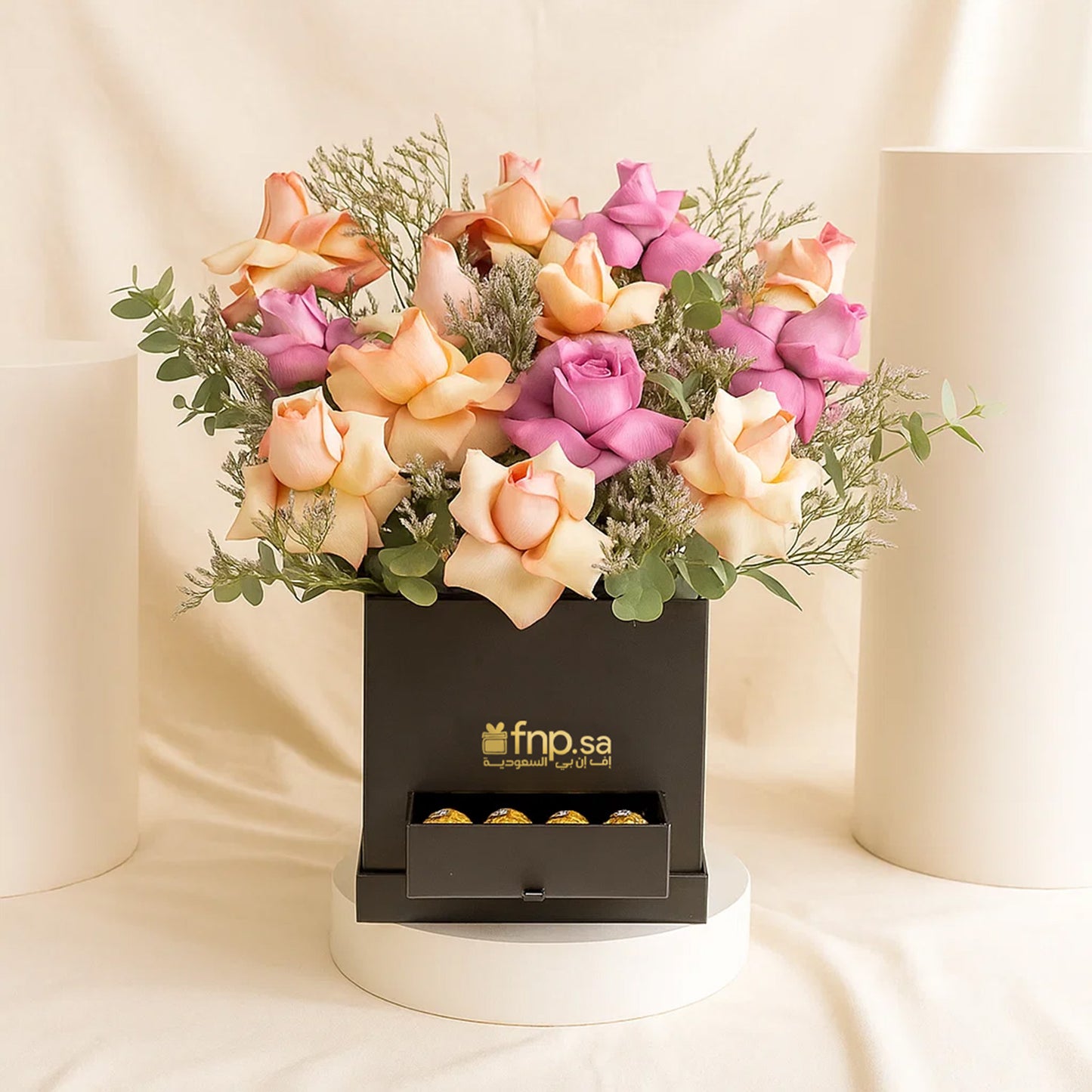 Mesmerized Ferrero Rocher n Flower Box