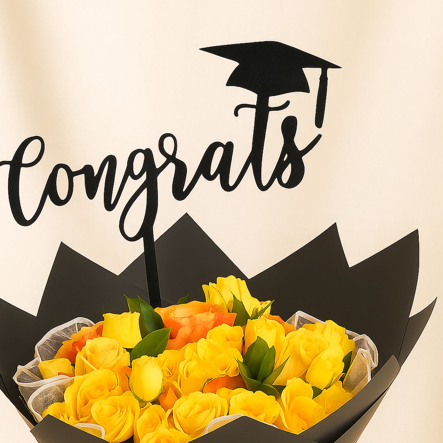Yellow Roses Graduation Bouquet